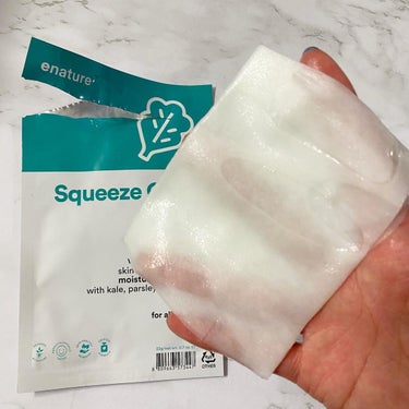 Squeeze Green Watery Sheet Mask Set/eNature/シートマスク・パックを使ったクチコミ（3枚目）