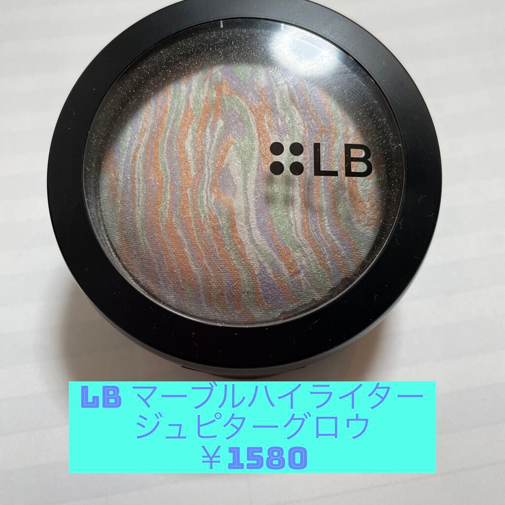 マーブルハイライター/LB/パウダーチークを使ったクチコミ(2枚目)