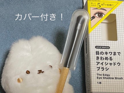 目のキワまできわめるアイシャドウブラシ/ウエルシア/メイクブラシを使ったクチコミ(2枚目)
