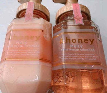 &honey Melty モイストリペア シャンプー1.0／モイストリペア ヘアトリートメント2.0/&honey/シャンプー・コンディショナーを使ったクチコミ（2枚目）