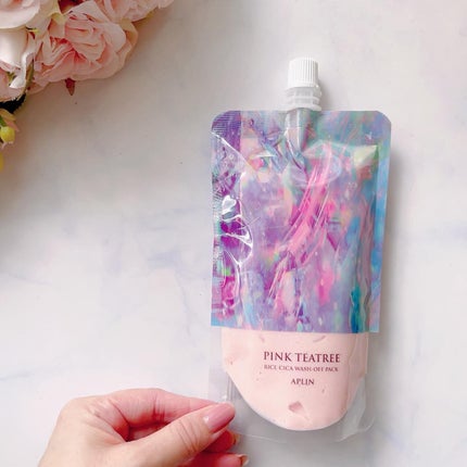 ピンクティーツリーライスシカウォッシュオフパック/APLIN/洗い流すパック・マスクを使ったクチコミ(1枚目)