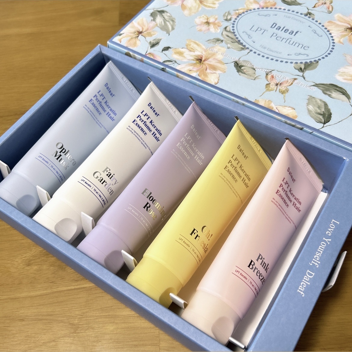 LPT Keratin パフュームヘアエッセンス Blooming Rose/Daleaf/ヘアミルクを使ったクチコミ（1枚目）