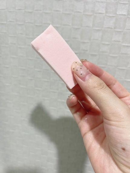 メイクアップスポンジ(バリューパック ウェッジ型 30個)/DAISO/パフ・スポンジを使ったクチコミ(4枚目)