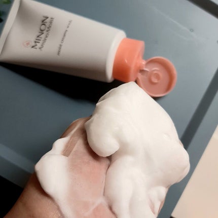 アミノモイスト モイストクリーミィ ウォッシュ/ミノン/洗顔フォームを使ったクチコミ(1枚目)