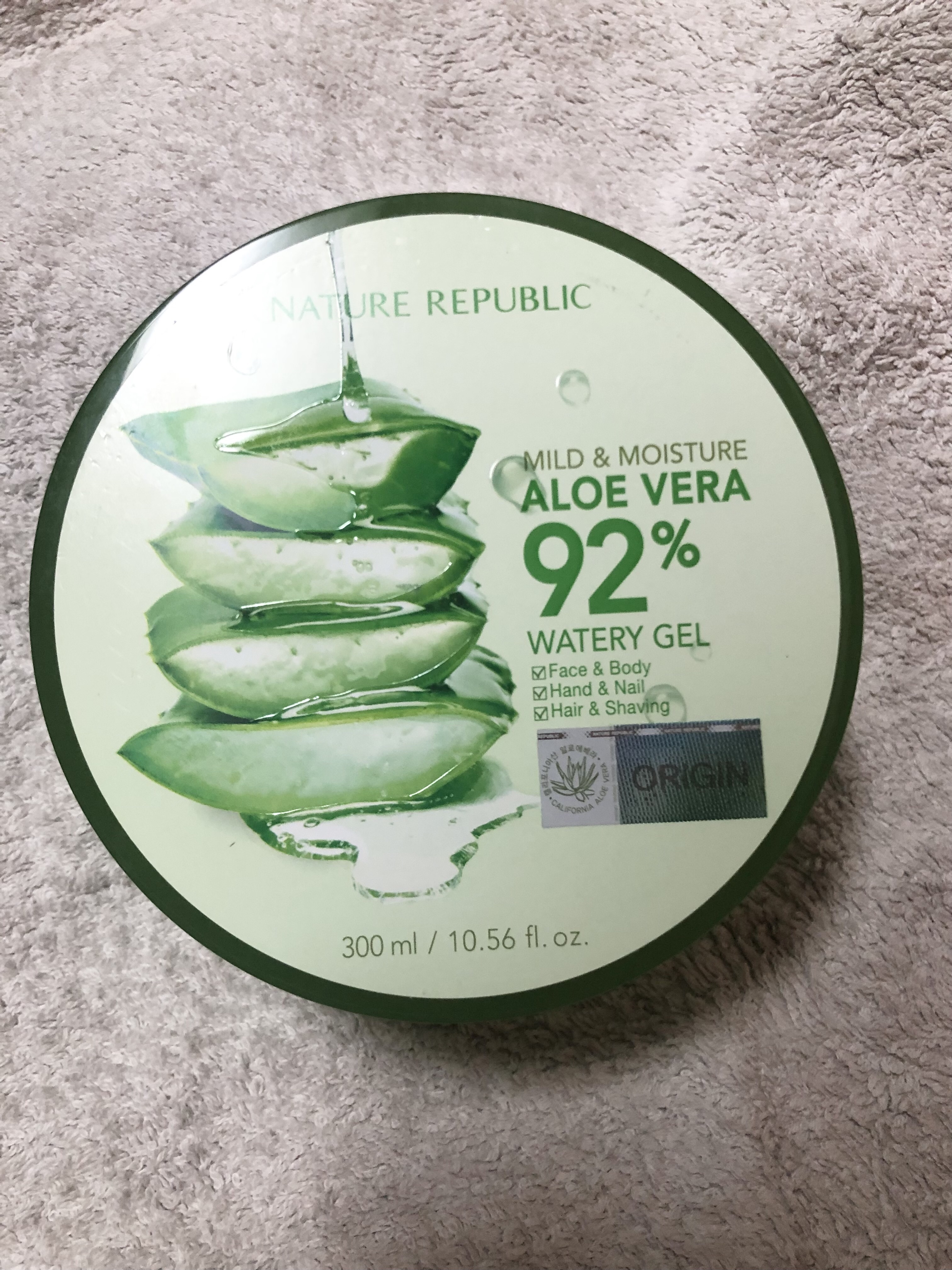 マイルド＆モイスチャーアロエジェル/ネイチャーリパブリック/ボディローションを使ったクチコミ（3枚目）