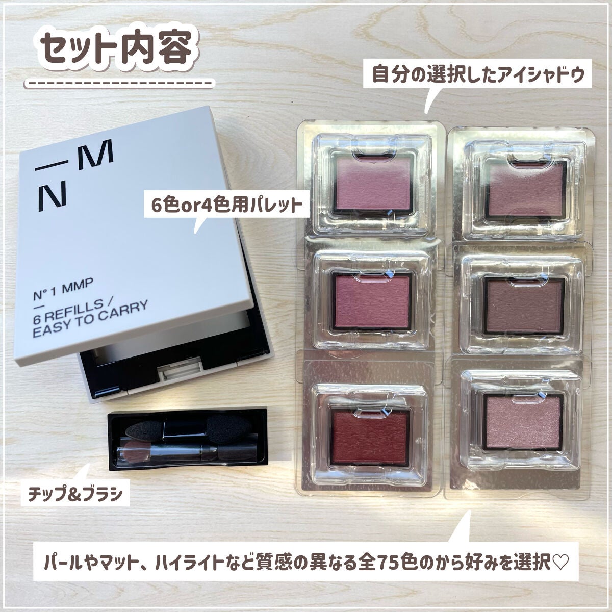 MY MIXED PALETTE 6色カスタムパレット/MN/マルチパレットを使ったクチコミ(3枚目)