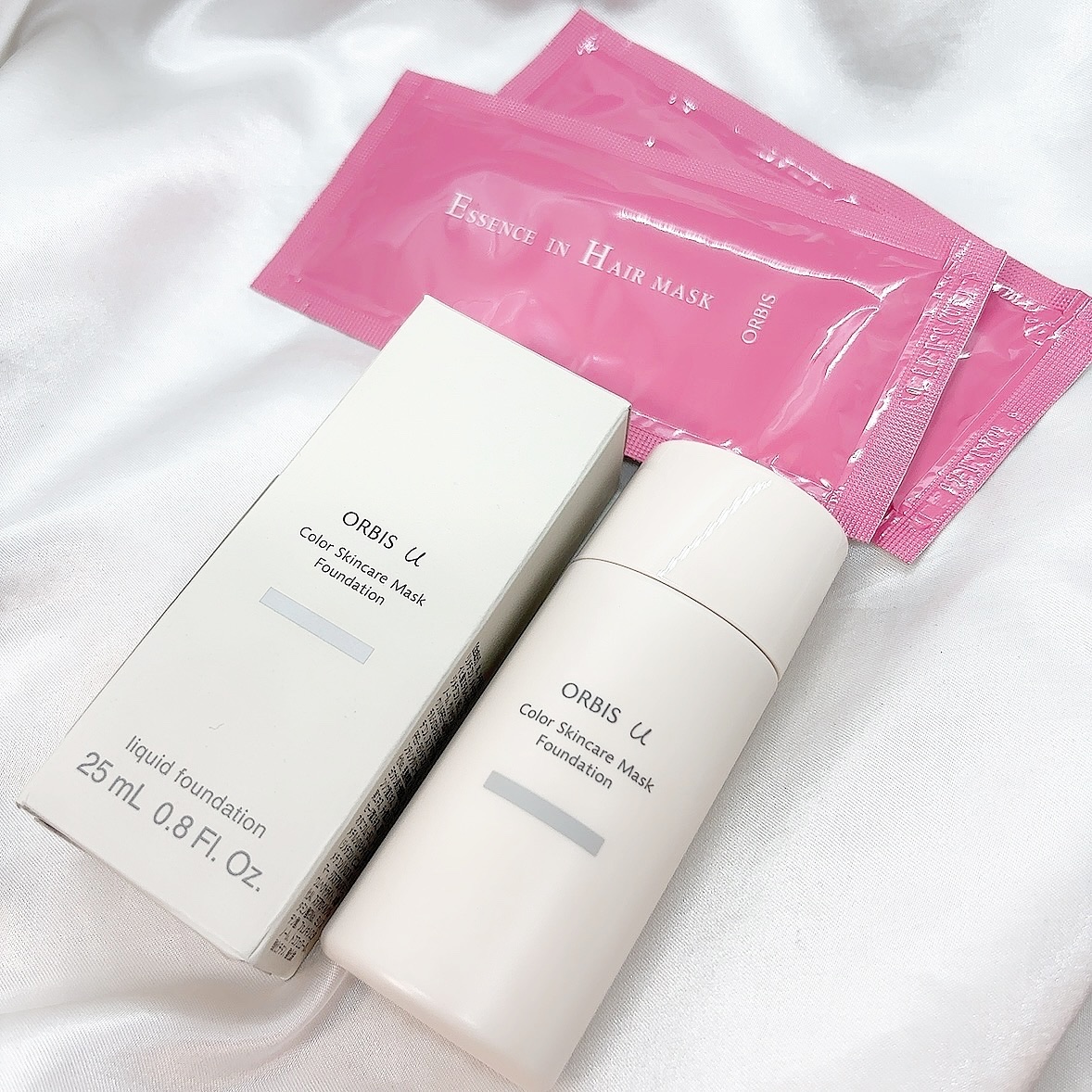 オルビスユー カラースキンケアマスク ファンデーション ナチュラル 01/オルビス/リキッドファンデーションを使ったクチコミ（3枚目）