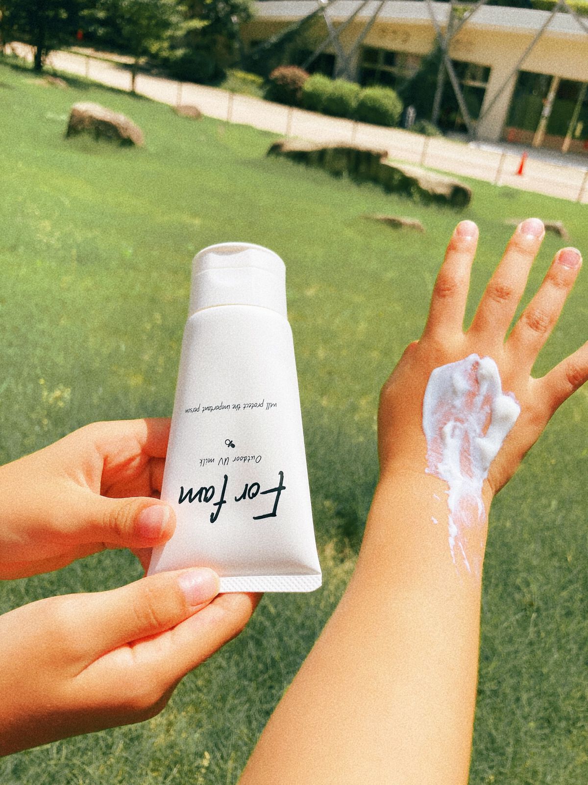 アウトドアUVミルク/For fam/日焼け止めミルクを使ったクチコミ（1枚目）