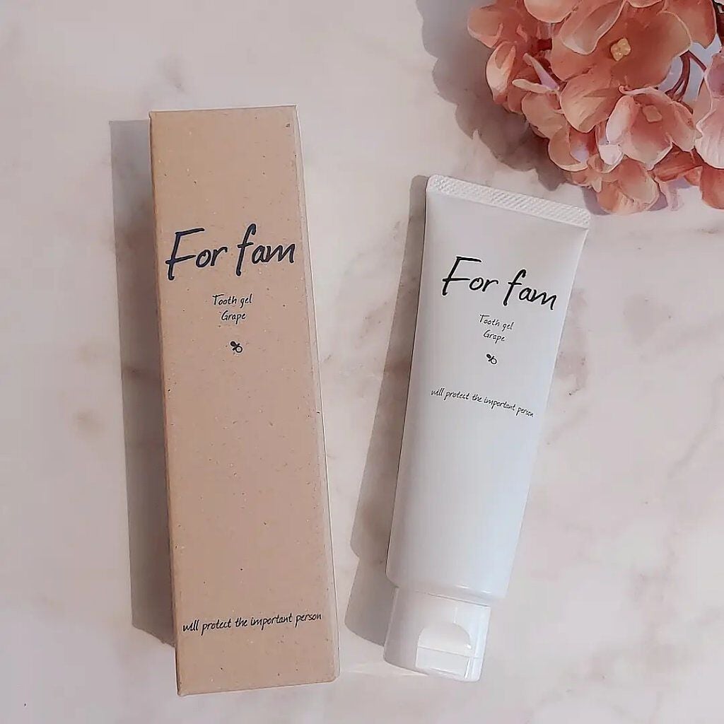 トゥースジェル/For fam/歯磨き粉を使ったクチコミ(1枚目)