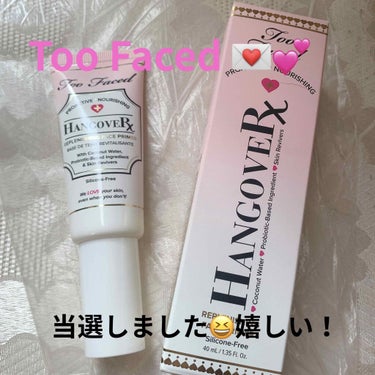 Too Faced トゥー フェイスド ハングオーバー フェイスプライマーのクチコミ「
こんにちは！！
お久しぶりです🌟🌟

お久しぶりですが、メイク欲は落ちても、
コスメ欲は負け.....」（1枚目）