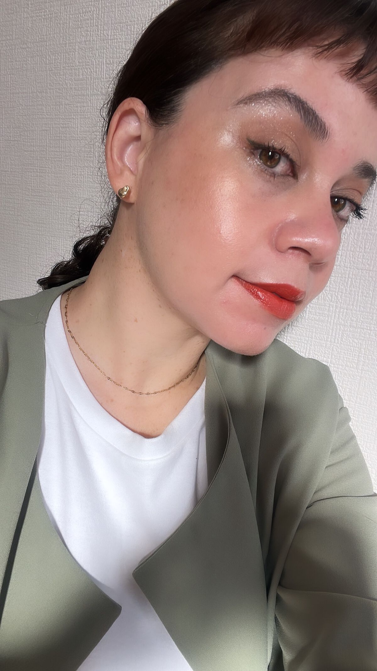 THREE シマリング グロー デュオ/THREE/クリームハイライトを使ったクチコミ（3枚目）