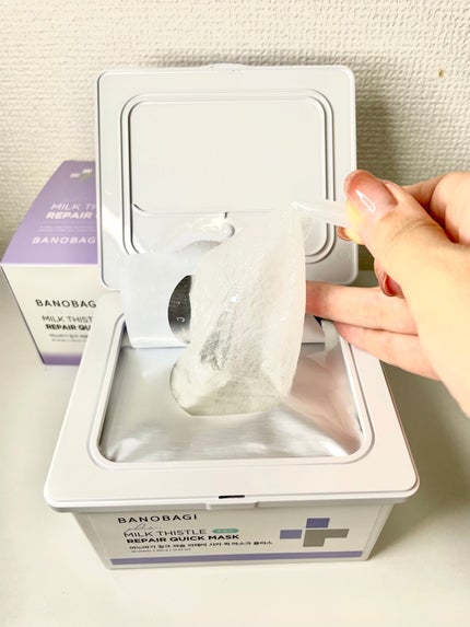 ミルクシスルリペアシカクイックマスクプラス/BANOBAGI/シートマスク・パックを使ったクチコミ(3枚目)