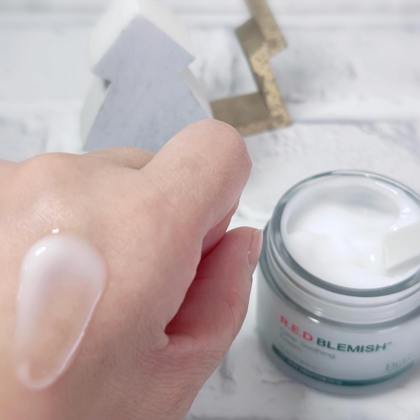 レッドブレミッシュ クリアスージングクリーム/Dr.G/フェイスクリームを使ったクチコミ（3枚目）