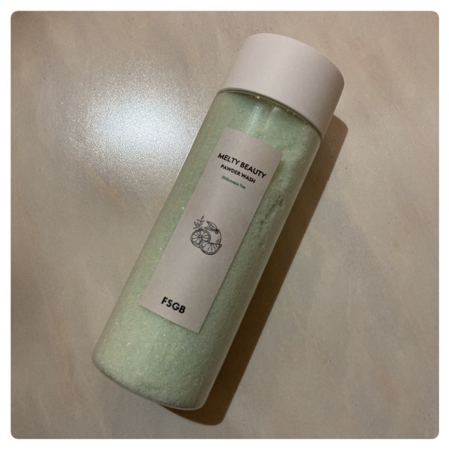 沖縄とろみ美容 パウダーウォッシュ シークヮーサーティー/FSGB/洗顔パウダーを使ったクチコミ（1枚目）