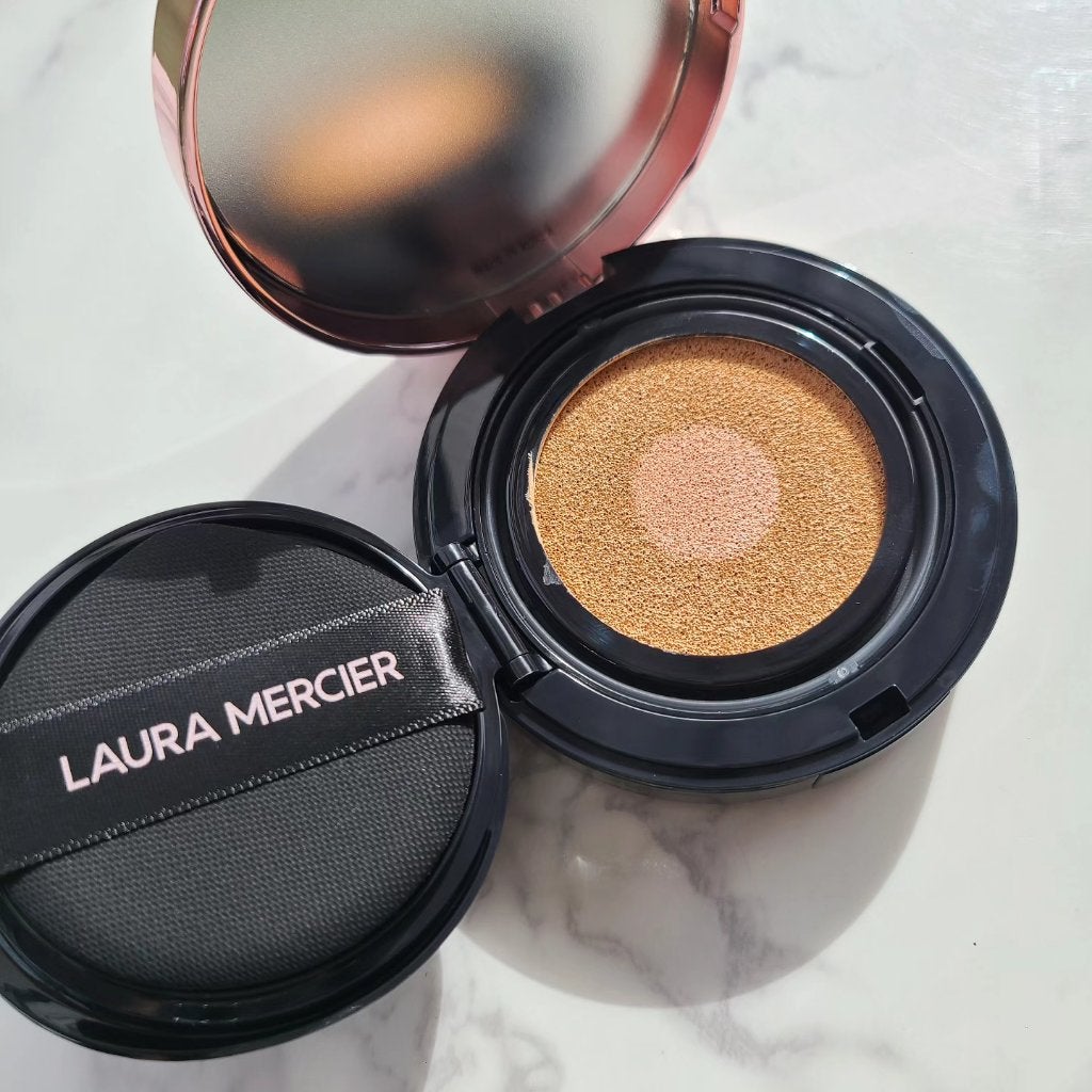 フローレス ルミエール ラディアンス パーフェクティング トーンアップ クッション/ローラ メルシエ/クッションファンデーションを使ったクチコミ(2枚目)