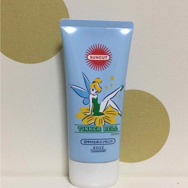 サンカットウルトラUVアクアリィエッセンス SPF50＋PA ++++

毎年使っているものです！
今回は限定でティンカーベルのパッケージ今年は本当に日焼けしたくないから早め⁇に買っておきました！
みな