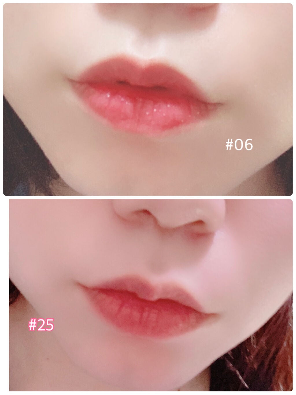 ジューシーラスティングティント/rom&nd/リップティントを使ったクチコミ(3枚目)