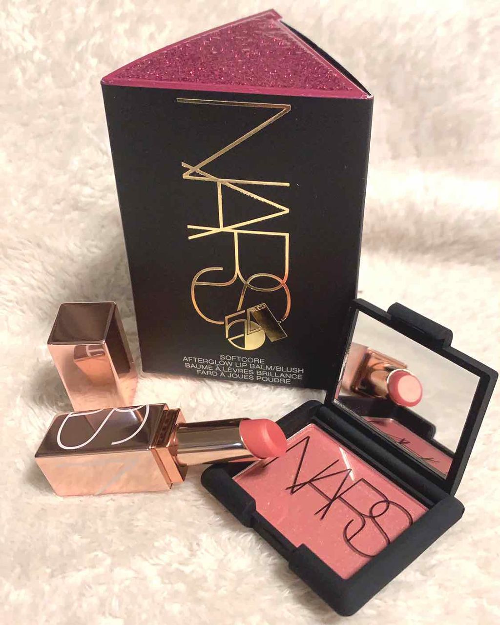 ソフトコア ブラッシュ&バームデュオ/NARS/メイクアップキットを使ったクチコミ(1枚目)