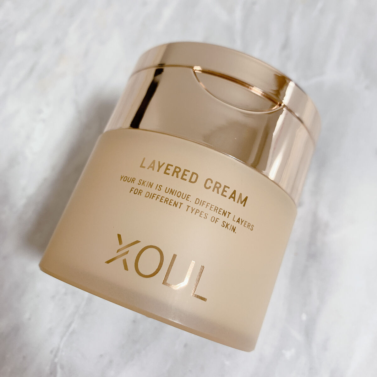 レイヤードクリーム/XOUL/フェイスクリームを使ったクチコミ（1枚目）