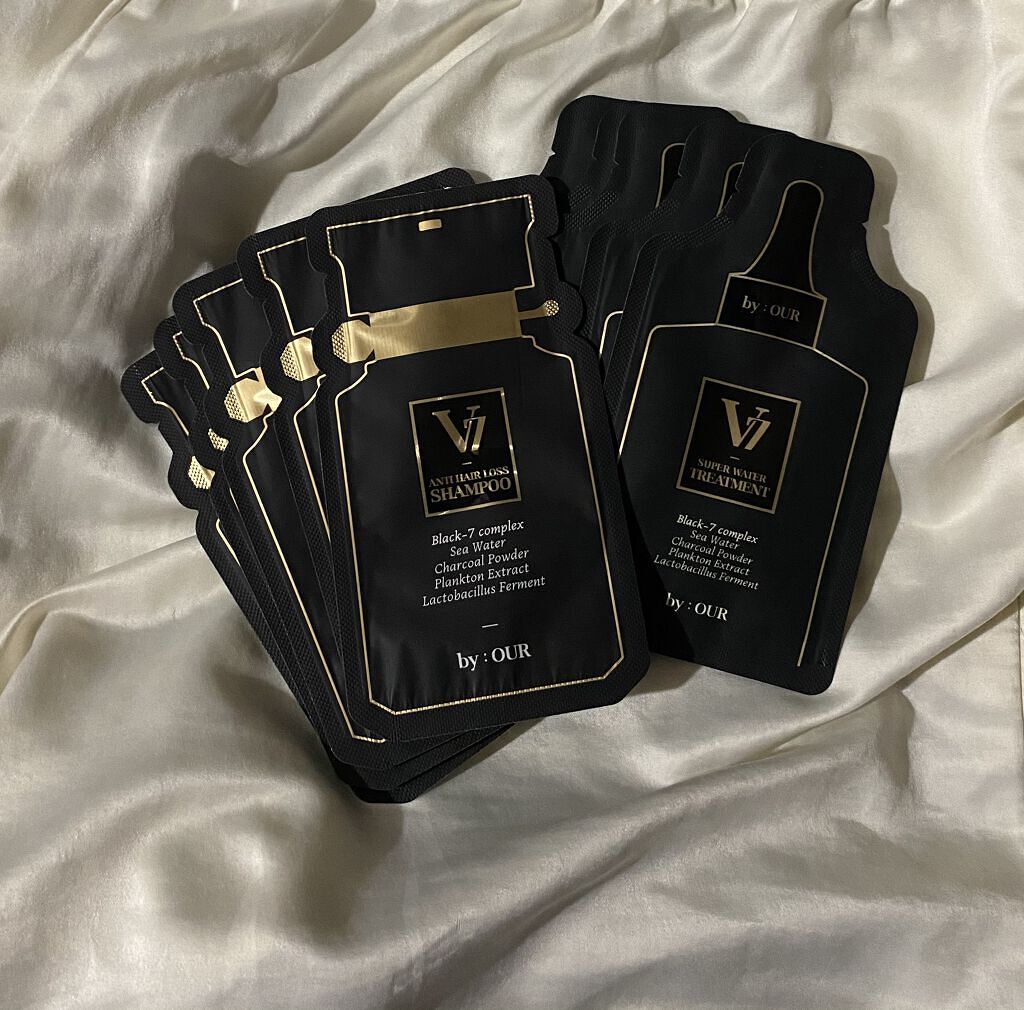 V7 スーパーウォーター トリートメント/by : OUR/洗い流すヘアトリートメントを使ったクチコミ（1枚目）