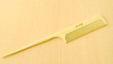 桃の木くし 幅広/DAISO/ヘアブラシを使ったクチコミ（1枚目）