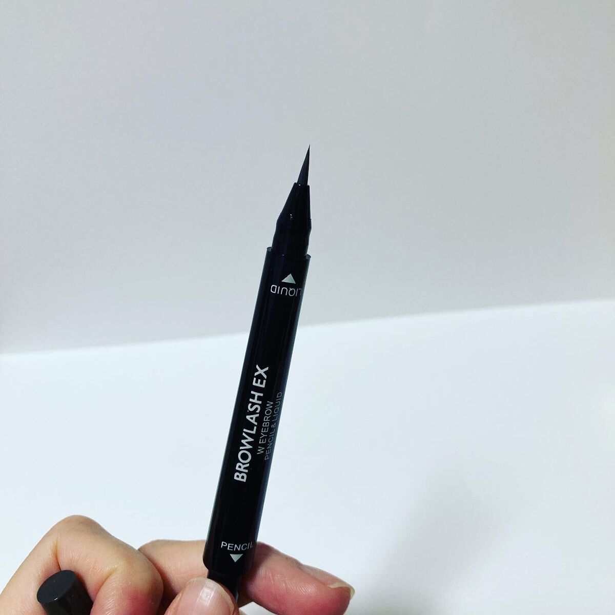 ブロウラッシュEX ウォーターストロング Wアイブロウ(ペンシル&リキッド)/ブロウラッシュ/アイブロウペンシルを使ったクチコミ(3枚目)