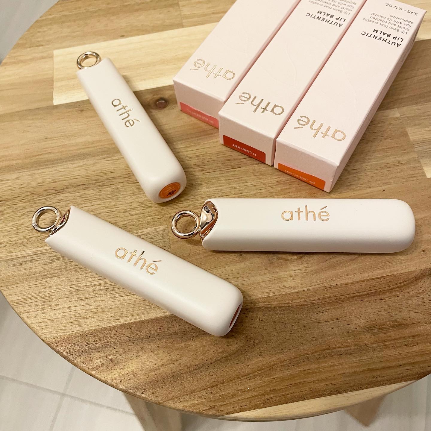 オーセンティック リップ バーム/athé/口紅を使ったクチコミ（1枚目）