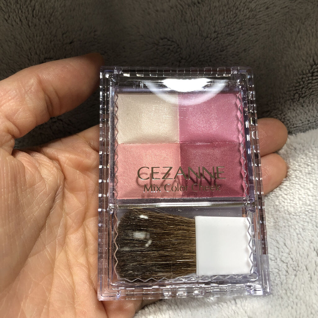 ミックスカラーチーク/CEZANNE/パウダーチークを使ったクチコミ（1枚目）