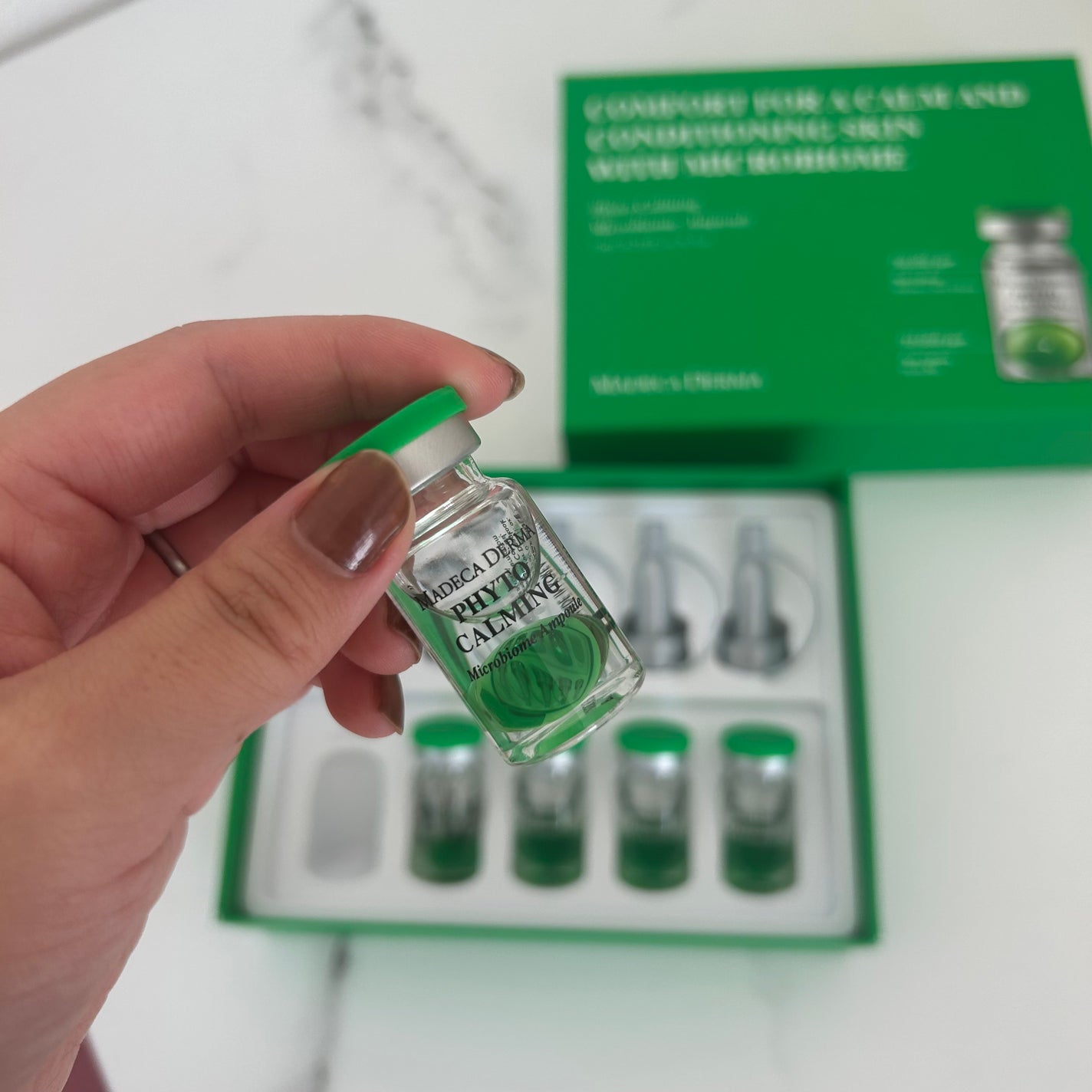 フィトカーミング マイクロバイオームアンプル/マデカダーマ/美容液を使ったクチコミ(2枚目)