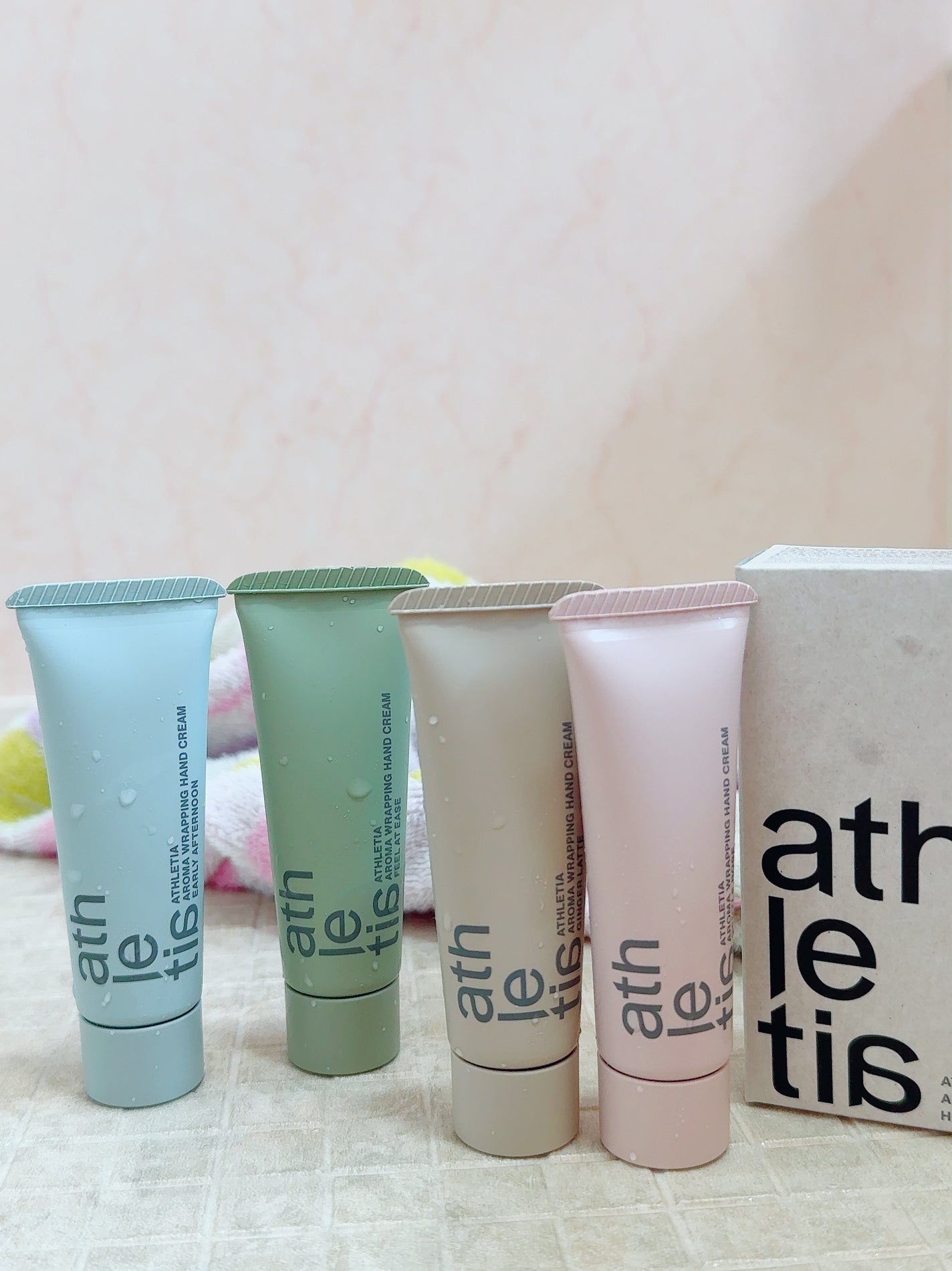 アロマラッピング ハンドクリームセット /athletia/その他キットセットを使ったクチコミ(2枚目)