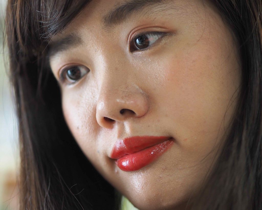 ルージュ ヴォリュプテ シャイン/YVES SAINT LAURENT BEAUTE/口紅を使ったクチコミ(4枚目)