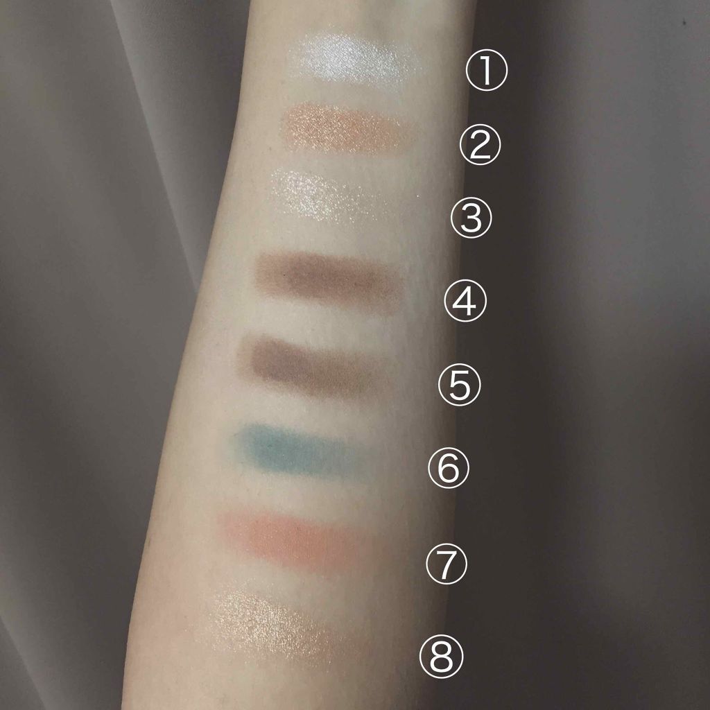 ミニチョコレートアイシャドウパレット/MAKEUP REVOLUTION/アイシャドウパレットを使ったクチコミ（3枚目）