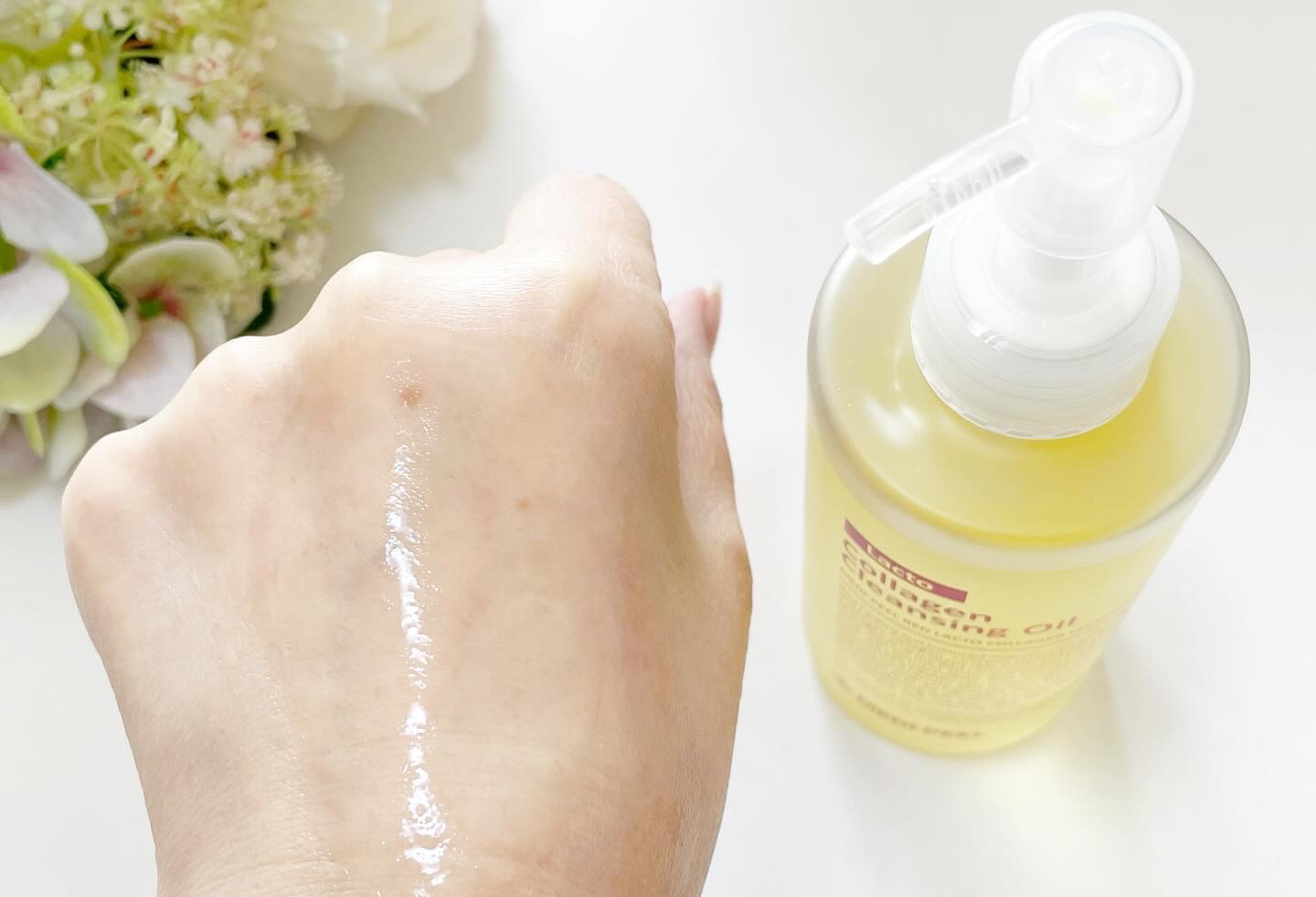 レッドラクトコラーゲンクレンジングオイル/MEDIPEEL/オイルクレンジングを使ったクチコミ（3枚目）