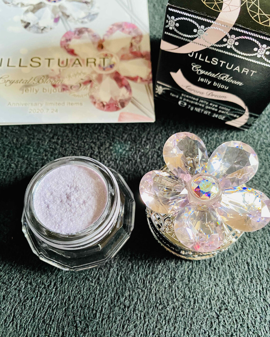 ジルスチュアート クリスタルブルーム ジェリービジュー 11 Aurora Dream/JILL STUART/ジェル・クリームアイシャドウを使ったクチコミ（2枚目）