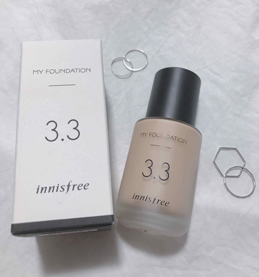マイファンデーション/innisfree/リキッドファンデーションを使ったクチコミ(1枚目)
