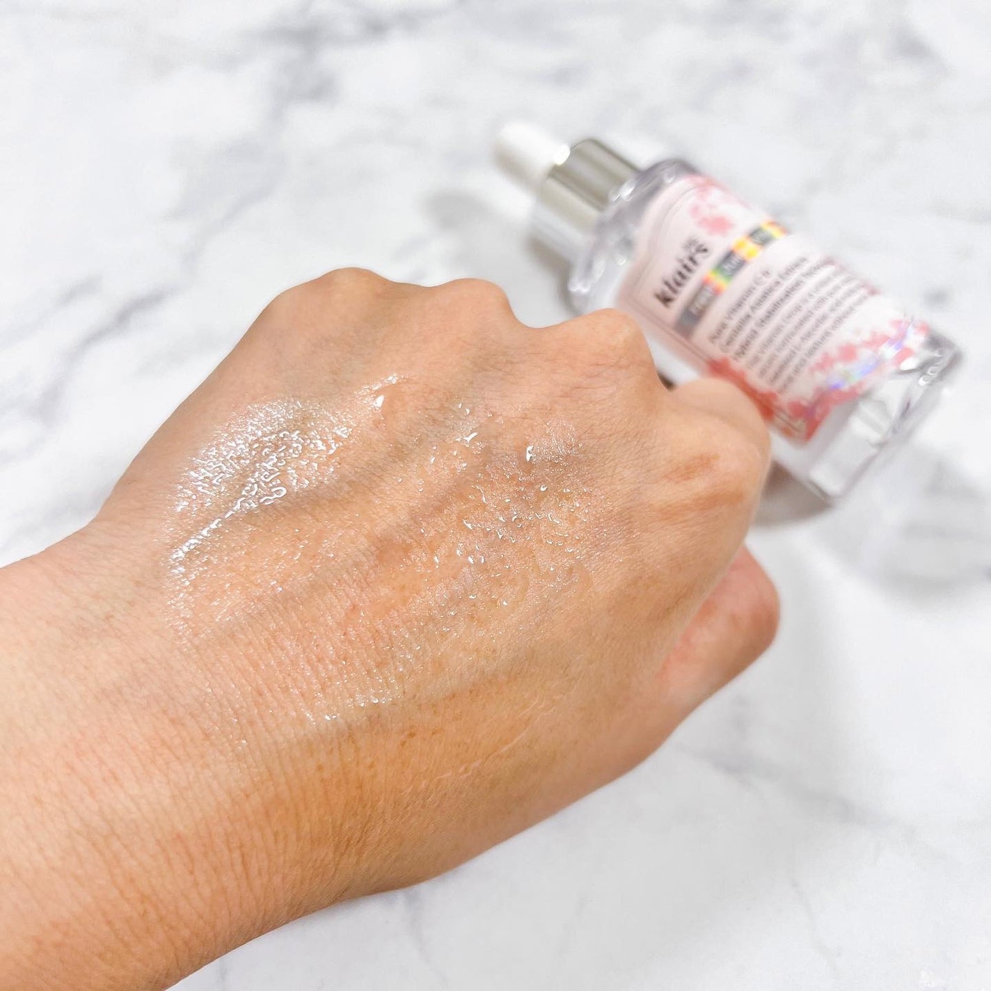 フレッシュリージュースドビタミンドロップ(35ml)/Klairs/美容液を使ったクチコミ(4枚目)