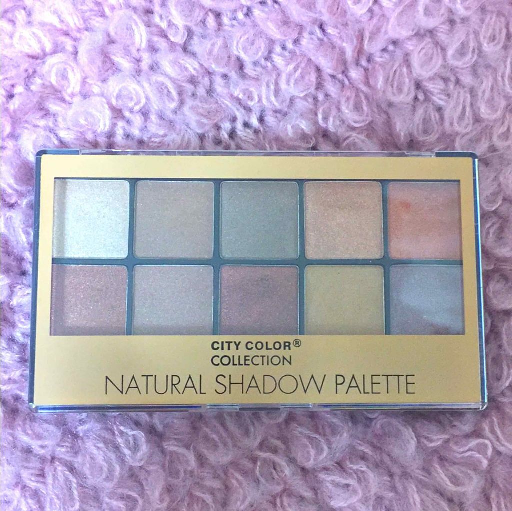 NATURAL SHADOW PALETTE/CITY COLOR/アイシャドウパレットを使ったクチコミ(1枚目)