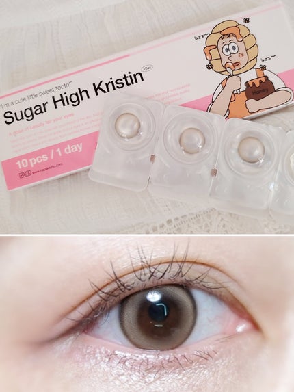 Suger High Kristin/Hapa kristin/カラーコンタクトレンズを使ったクチコミ(1枚目)