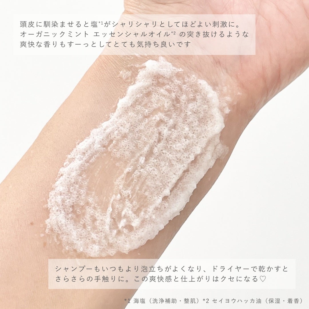 ヘッドスクラブ リフレッシング(ミント)/SABON/ヘッドスクラブを使ったクチコミ(3枚目)