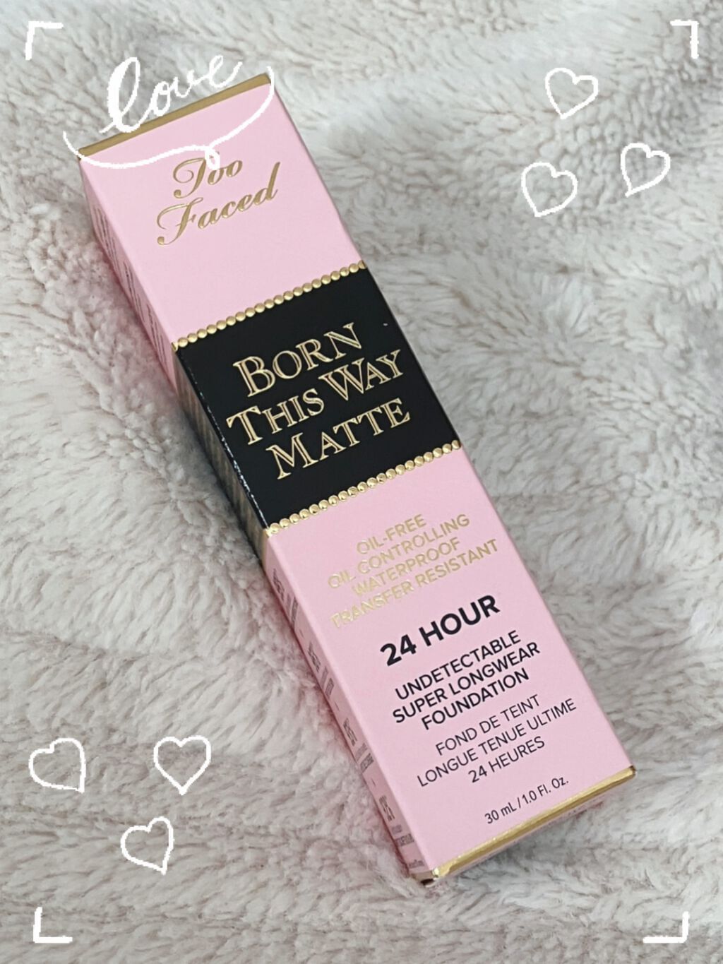 ボーン ディス ウェイ アンディテクタブル 24H マット ファンデーション ポーセリン/Too Faced/リキッドファンデーションを使ったクチコミ（1枚目）