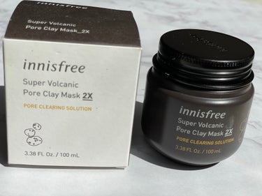 innisfree スーパーヴォルカニック ポア クレイマスク 2X スペシャルセットのクチコミ「⭐︎innisfree イニスフリー
スーパーヴォルカニックポアクレイマスク 2x

毛穴・角.....」（1枚目）