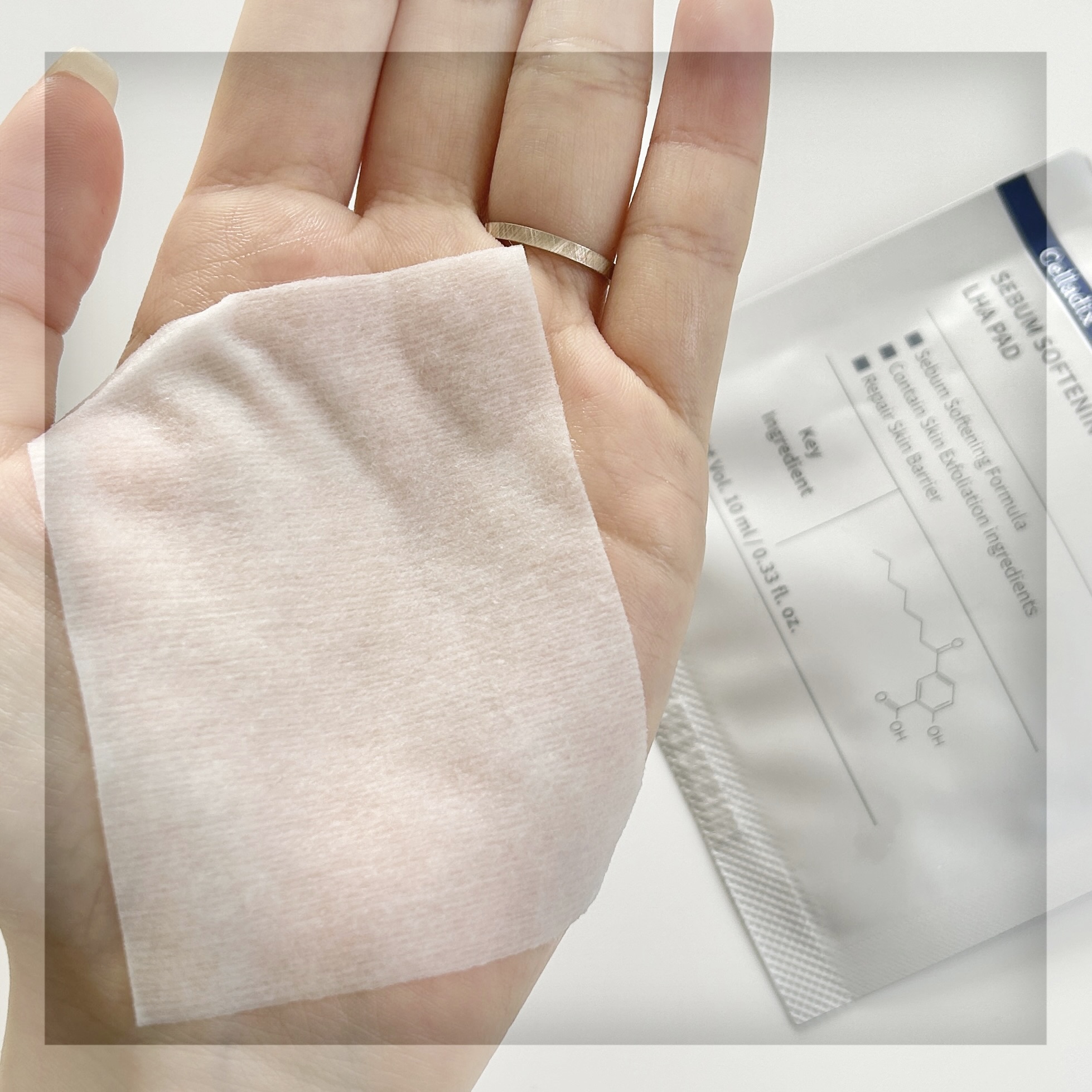 セバムソフトニング131LHAピーリングパッド/Celladix/トナーパッドを使ったクチコミ（3枚目）