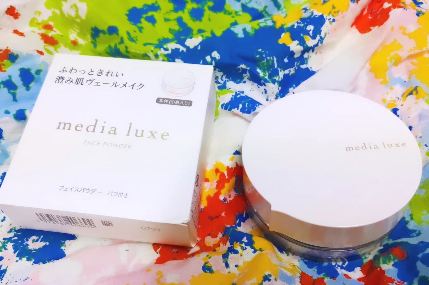 フェイスパウダー/media luxe/ルースパウダーを使ったクチコミ(1枚目)