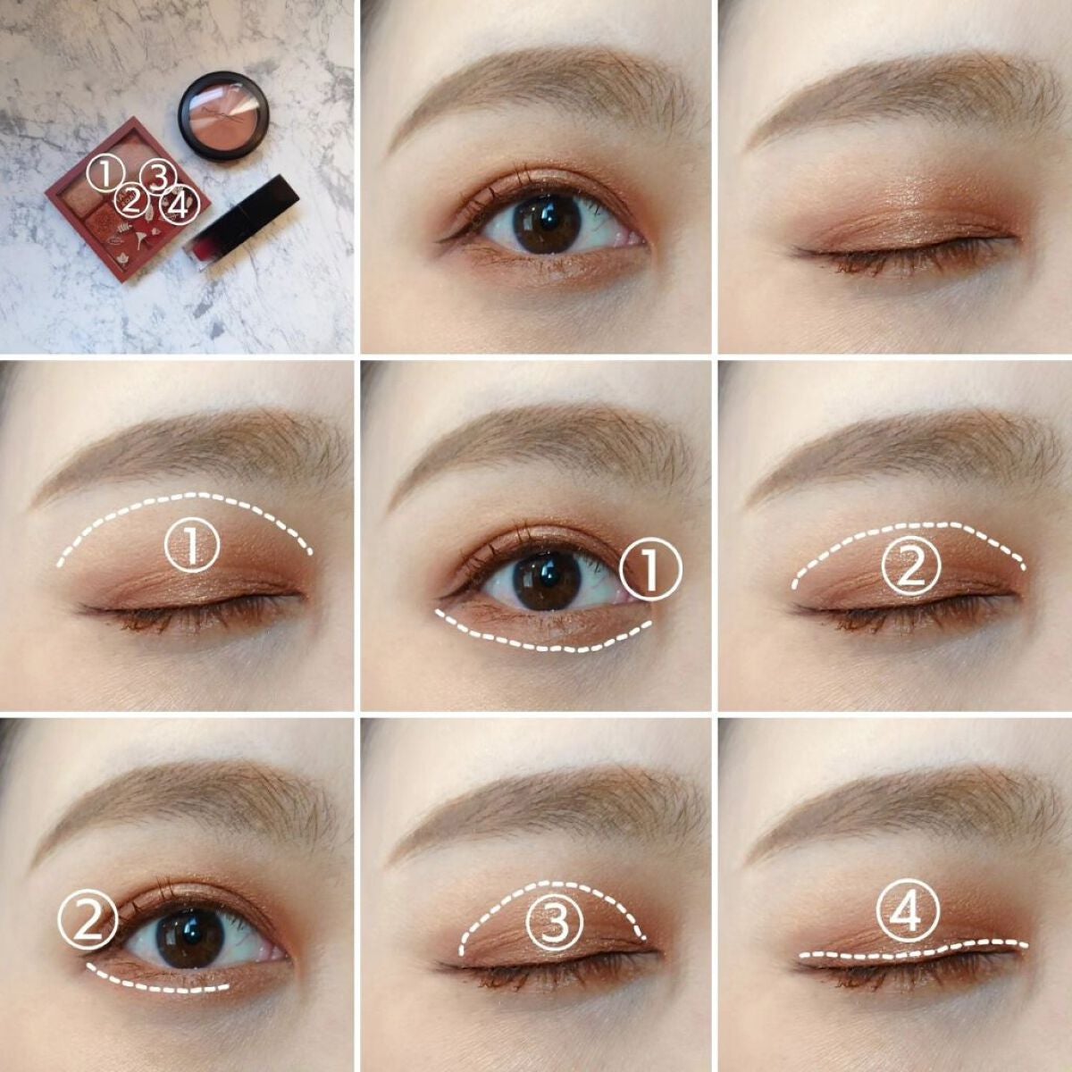 プレイカラーアイシャドウ メープルロード/ETUDE/アイシャドウパレットを使ったクチコミ(4枚目)