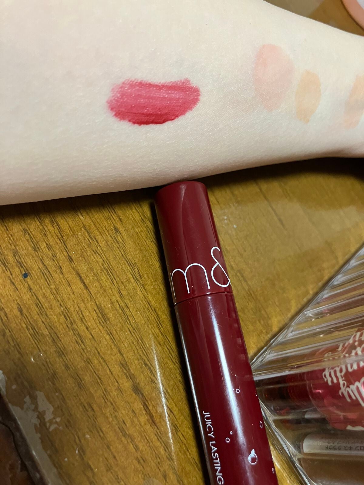 ジューシーラスティングティント/rom&nd/リップティントを使ったクチコミ(1枚目)