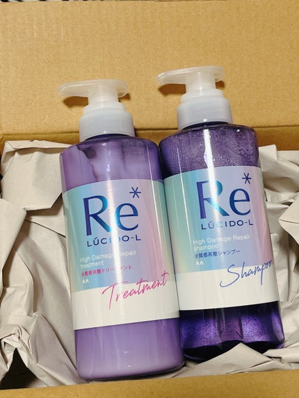 #質感再整シャンプー/トリートメント /ルシードエル/市販シャンプーを使ったクチコミ(1枚目)