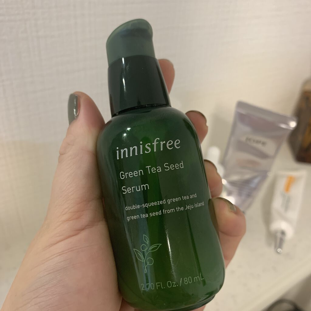 グリーンティーシード セラム/innisfree/美容液を使ったクチコミ（2枚目）