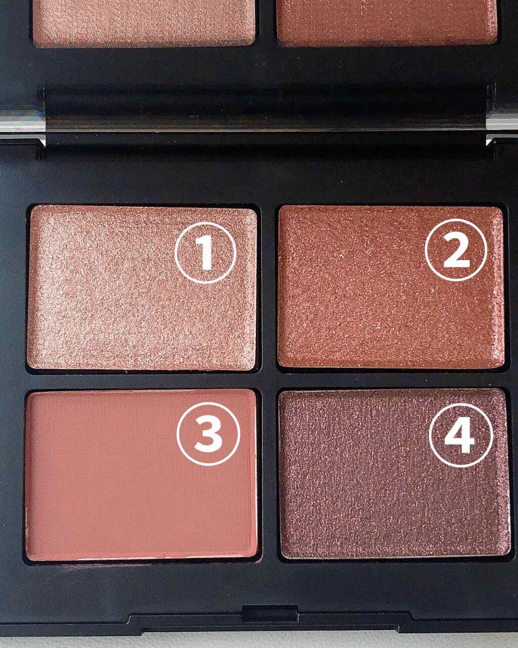 クワッドアイシャドー/NARS/アイシャドウパレットを使ったクチコミ(2枚目)