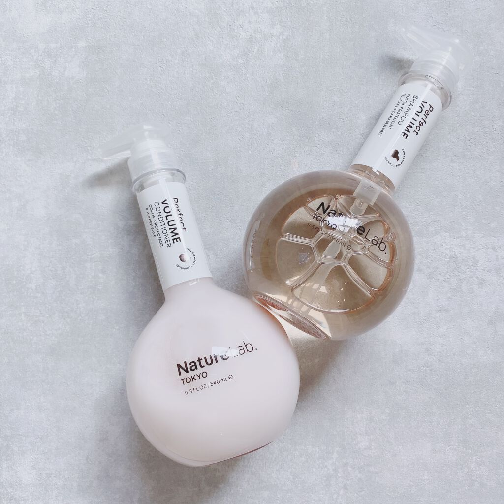 パーフェクト ボリューム シャンプー／コンディショナー/NatureLab. TOKYO/サロンシャンプーを使ったクチコミ（1枚目）