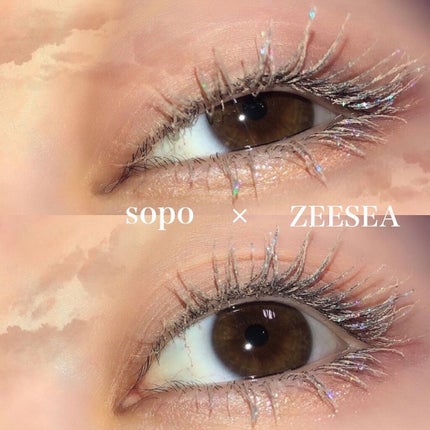 ダイヤモンドシリーズ カラーマスカラ/ZEESEA/マスカラを使ったクチコミ(5枚目)